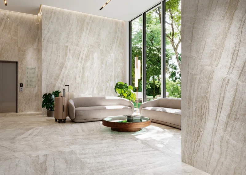 אריח ריצוף וחיפוי Grespania Imperium Taj Mahal Blanco