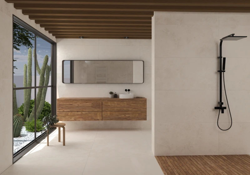 אריח ריצוף וחיפוי Prissmacer Stone Art Porcebloc White