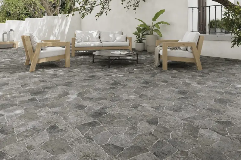 אריח ריצוף וחיפוי Realonda Arkansas Charcoal